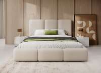 Polsterbett NIZZA im kuscheligen Bezugstoff ABRIAMO,...