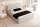 Polsterbett NOVARA feiner Cord Bezugstoff POSO  Bettkasten und Lattenrost mit 32 Lamellen