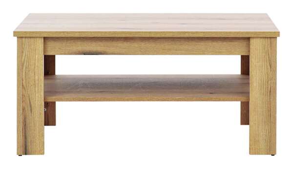 Couchtisch ARIS Eiche / schwarz Hochglanz