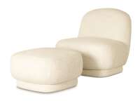 Sessel BALOON in Teddy-Stoff Loundge-Sessel MODERN und EXCLUSIV