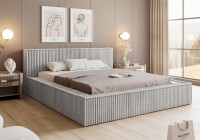 Polsterbett LUCCA 01 - Tilia Lattenrost großer Bettkasten