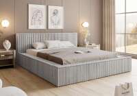 Polsterbett LUCCA 01 - Tilia Lattenrost großer Bettkasten