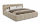 Polsterbett LUCIA Bouclé Designer- Wolkenbett mit Bettkasten u. LED-Beleuchtung, Lattenrost m. 32 Lamellen