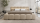 Polsterbett LUCIA Bouclé Designer- Wolkenbett mit Bettkasten u. LED-Beleuchtung, Lattenrost m. 32 Lamellen