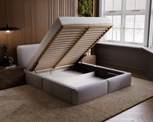 mit Holz Rahmen Lattenrost